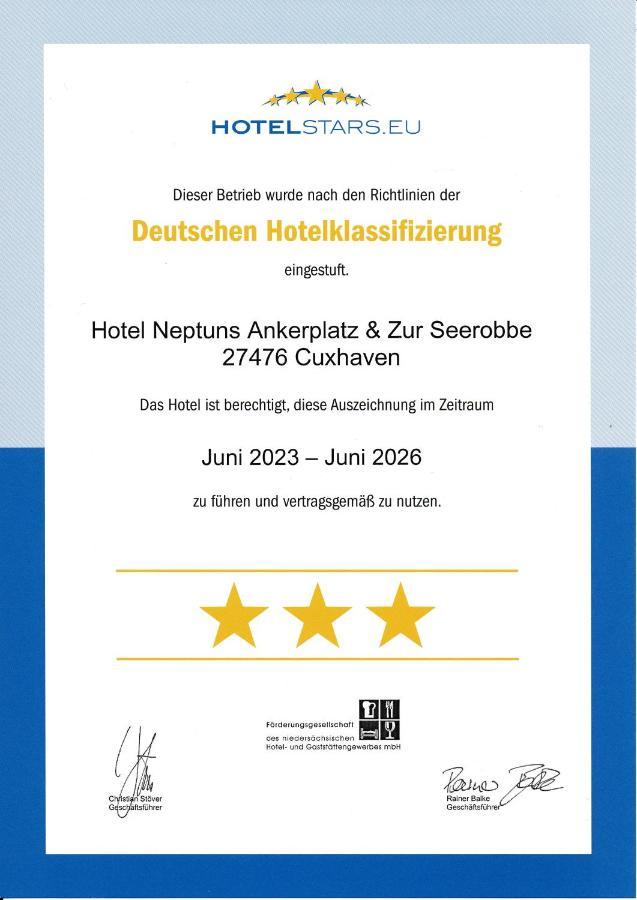 Hotel Zur Seerobbe Cuxhaven Exterior foto